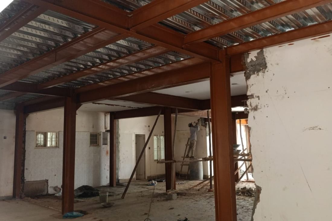 Structural renovation work on a V.BuildCC site